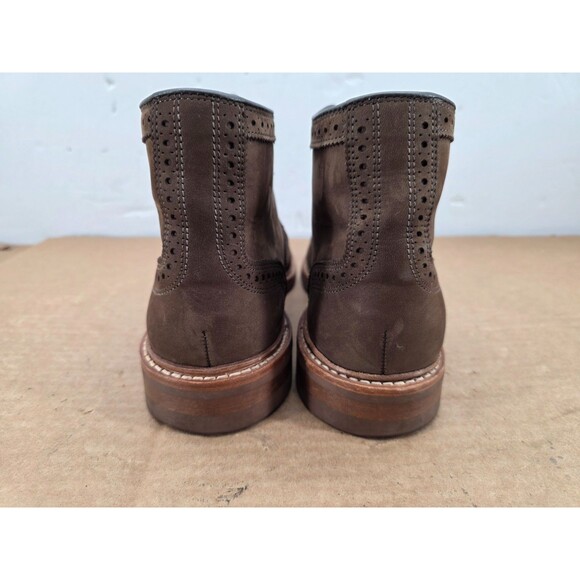 Allen Edmonds Hamilton Nubuck Weatherproof Oxford Dress Boot Brown 5125 Sz 10D main image 10